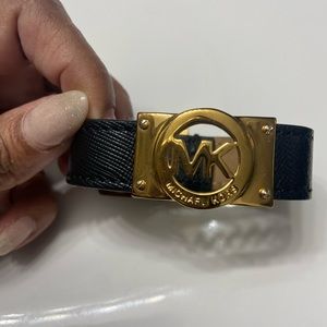 Michael Kors Black Wrap Adjustable Bracelet SizeS-M